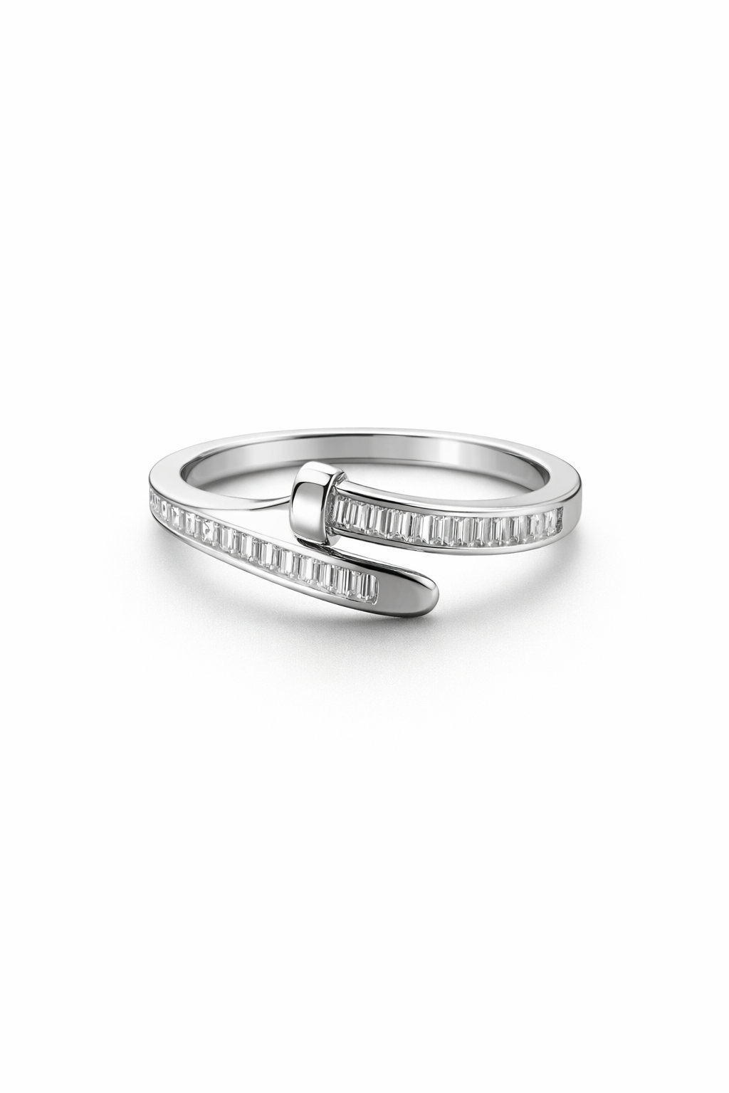 Baguette Wrap Adjustable Ring