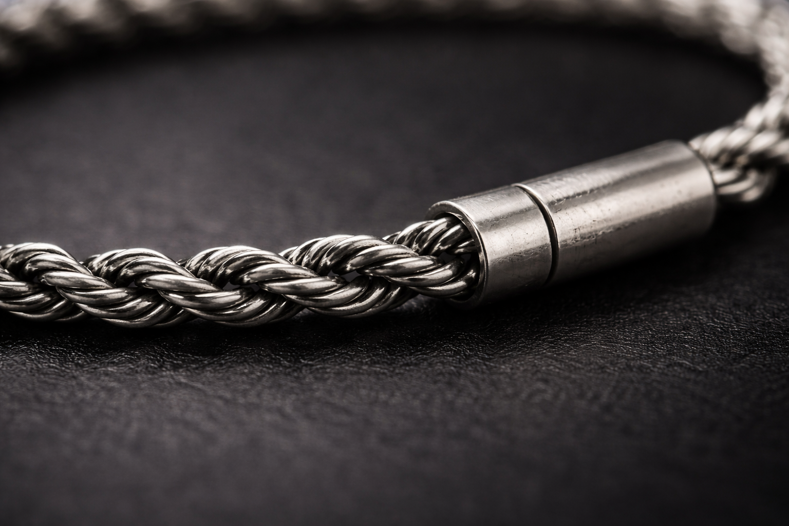 Sterling Silver Rope Bracelet