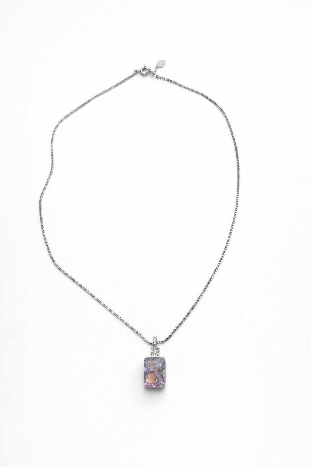 Lilac Radiance Pendant Necklace