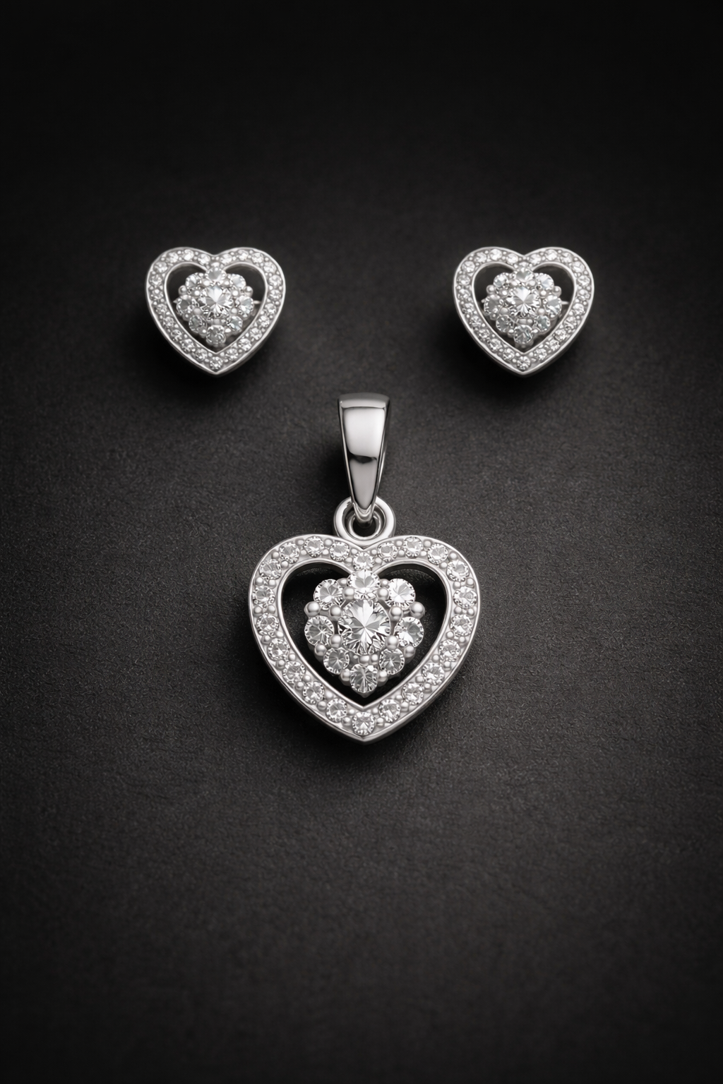 Radiant Heart Jewelry Set
