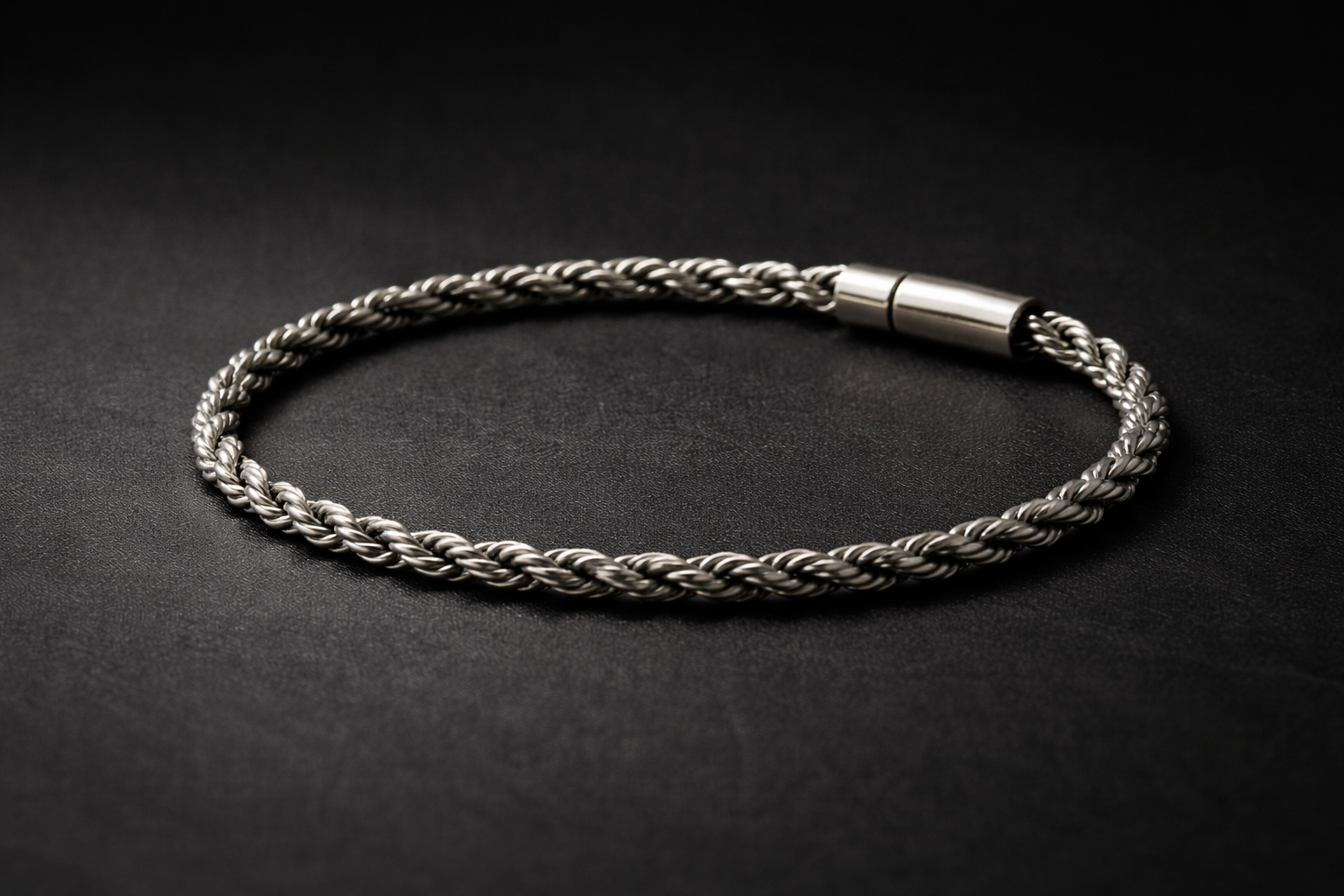 Sterling Silver Rope Bracelet