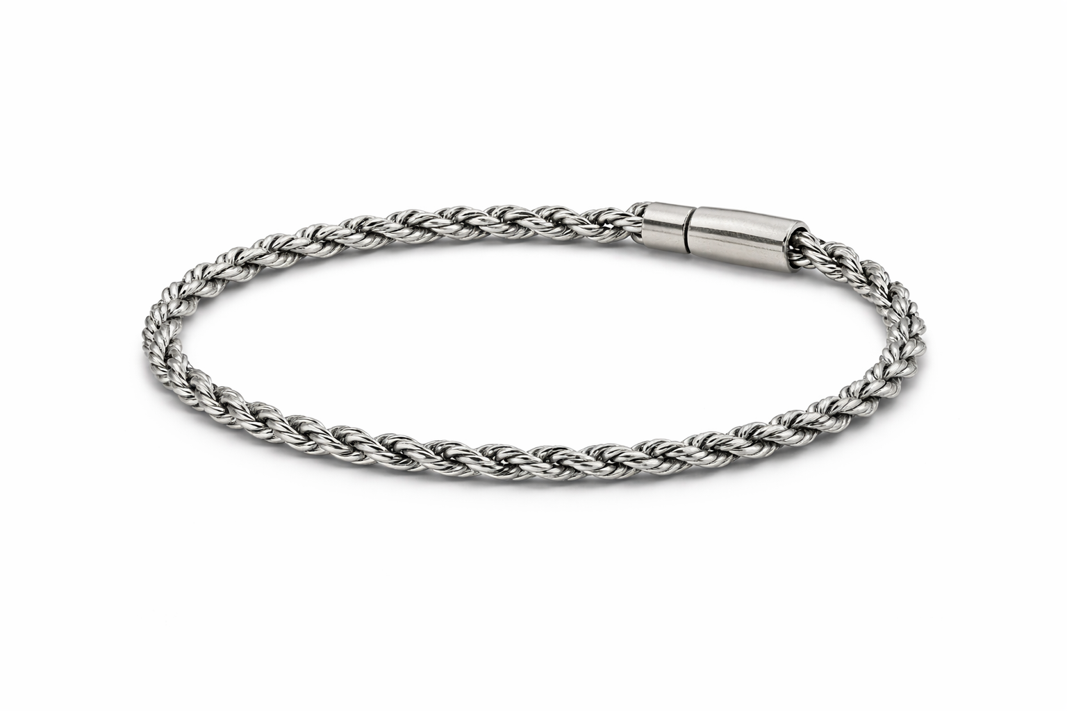 Sterling Silver Rope Bracelet