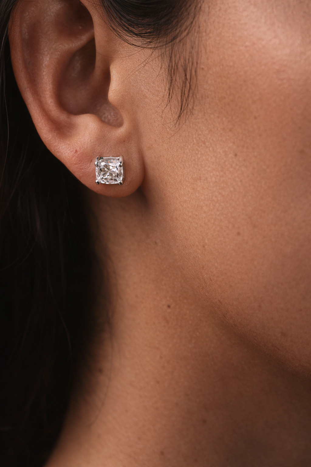 Radiant Square Stud Earrings